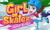 游戏Girl on Skates Paper Blaze在线