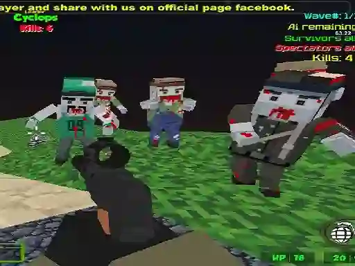 游戏Blocky Combat SWAT Zombie Survival在线