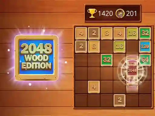 游戏2048 Wooden Edition在线