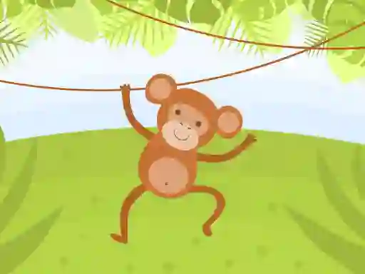 游戏Funny Monkeys Coloring在线
