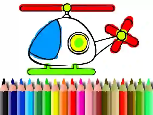 游戏Back To School Helicopter Coloring在线