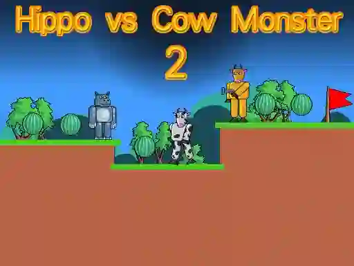 游戏Hippo vs Cow Monster 2在线