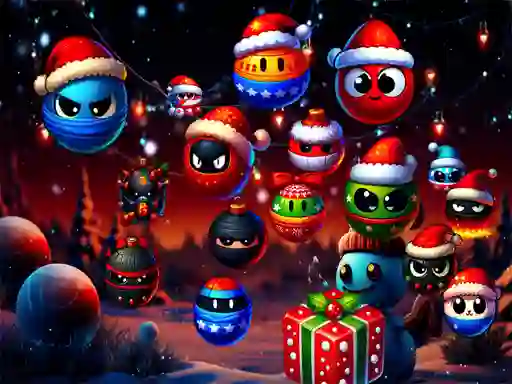 游戏Christmas Rush : Red and Friend Balls在线