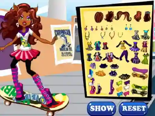 游戏Clawdeen skates在线