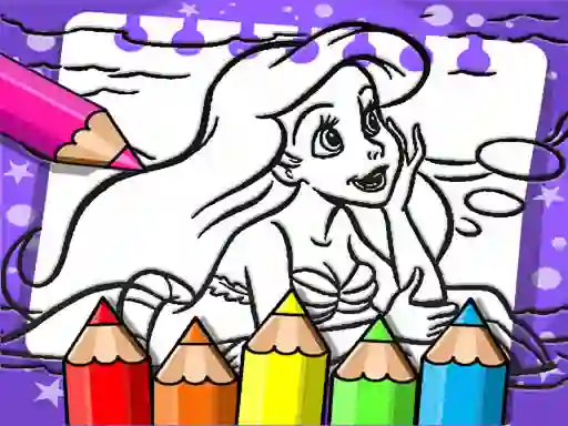 游戏Ariel The Mermaid Coloring Book在线