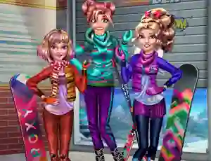 游戏Princesses Winter Holiday在线