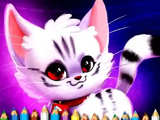 游戏Cute Kitty Coloring在线