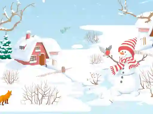 游戏Snowman Slide在线