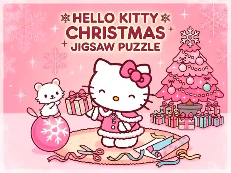 游戏Hello Kitty Christmas Jigsaw Puzzle在线