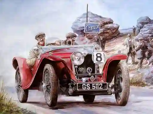 游戏Vintage Cars Puzzle在线
