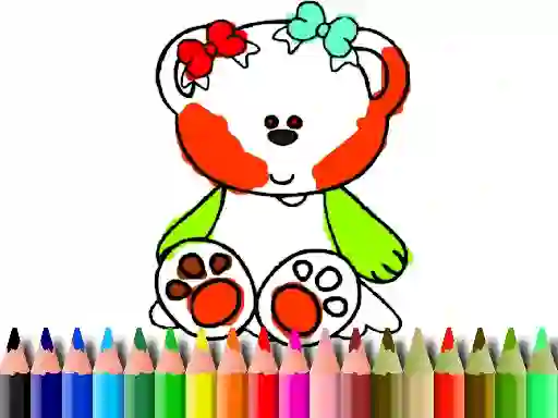 游戏Back to School: Sweet Bear Coloring在线