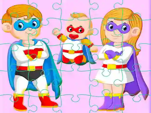 游戏Super Hero Family Jigsaw在线