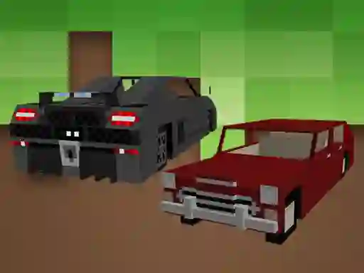 游戏Blockcraft Cars Jigsaw在线