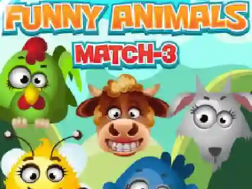 游戏Funny Animals Match 3在线