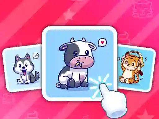 游戏Cute Animal Cards在线
