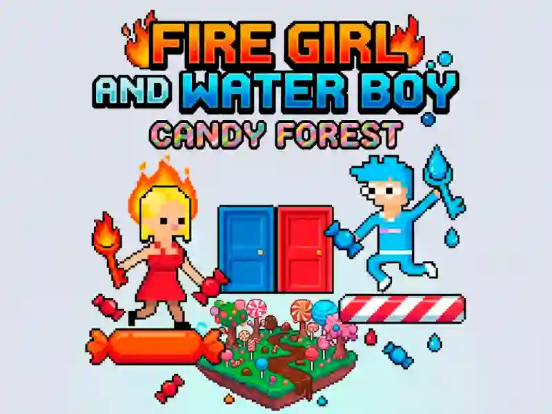 游戏Fire Girl and Water Boy Candy Forest在线