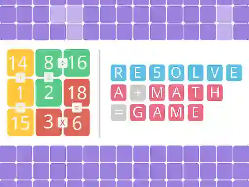 游戏Resolve a math game在线