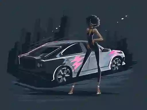 游戏Old and New Cars Coloring在线