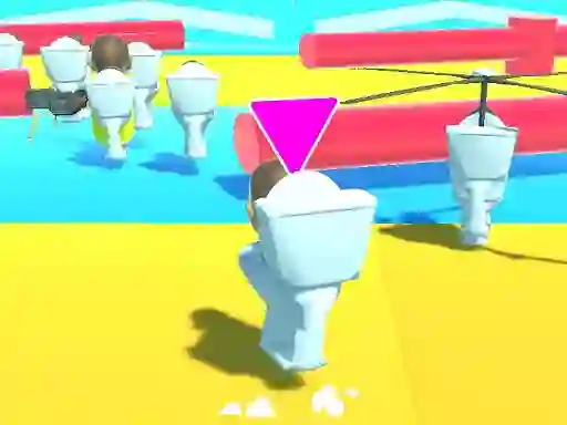 游戏Fall Boys Skibidi Toilet在线
