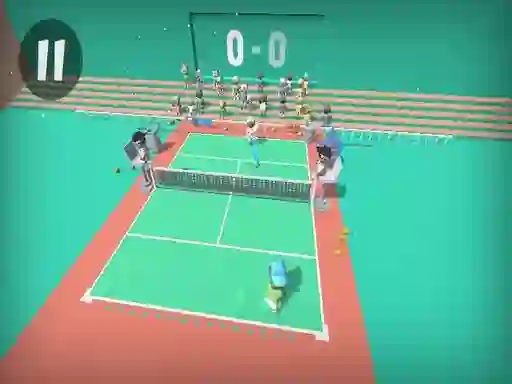 游戏Funny swipe Tennis在线