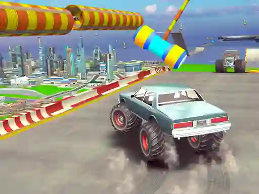 游戏Impossible Monster Truck Race在线