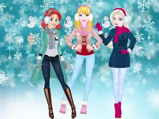 游戏Princesses Winter Spree在线