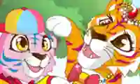 游戏Mommy and Baby Tiger在线