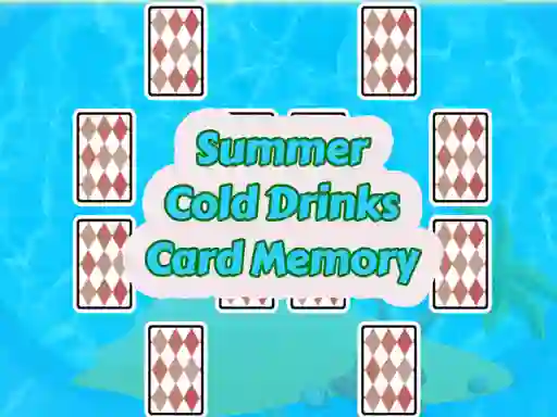 游戏Summer Cold Drinks Card Memory在线