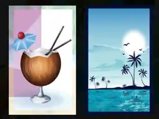 游戏Beach Cocktails Memory在线