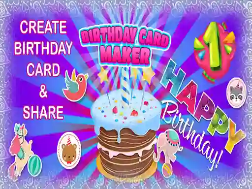 游戏Birthday Card Maker在线