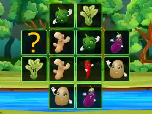 游戏Vegetable Cards Match在线