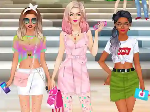 游戏College Girls Team Fashion Makeover在线