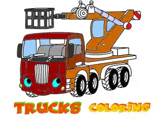 游戏Funny Trucks Coloring在线