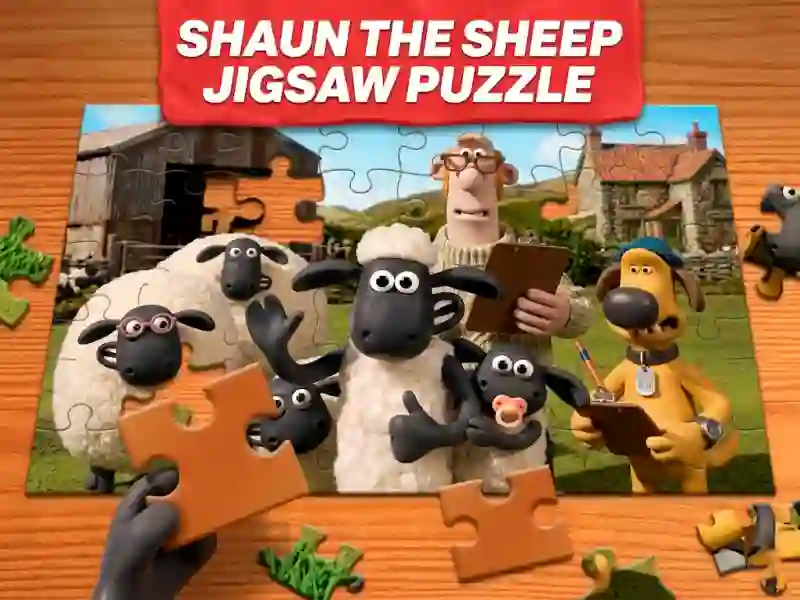 游戏Shaun the Sheep Jigsaw Puzzle在线