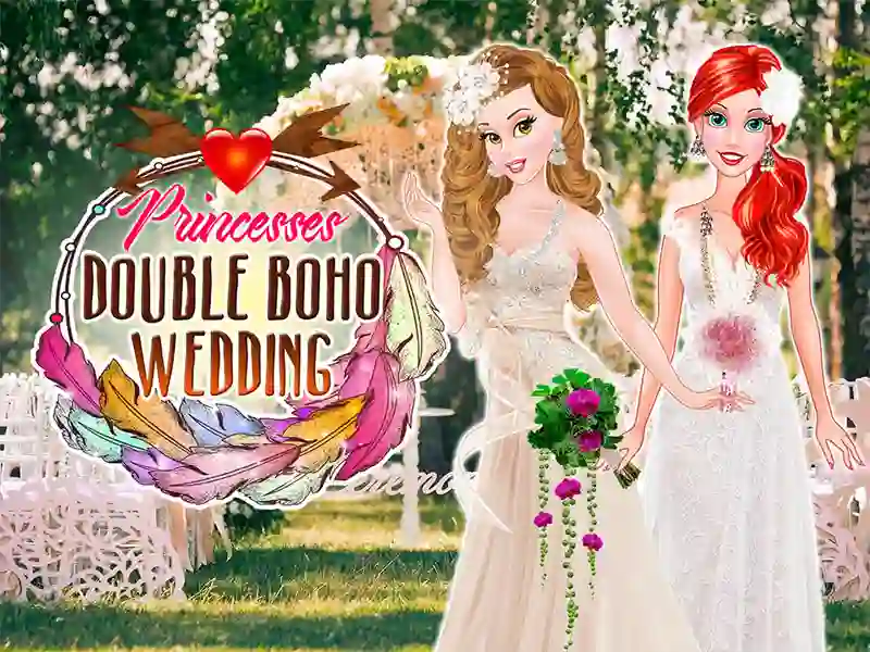 游戏Princesses Double Boho Wedding在线