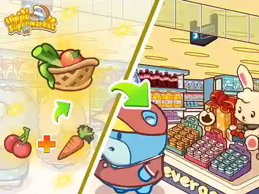 游戏Hippo Supermarket在线