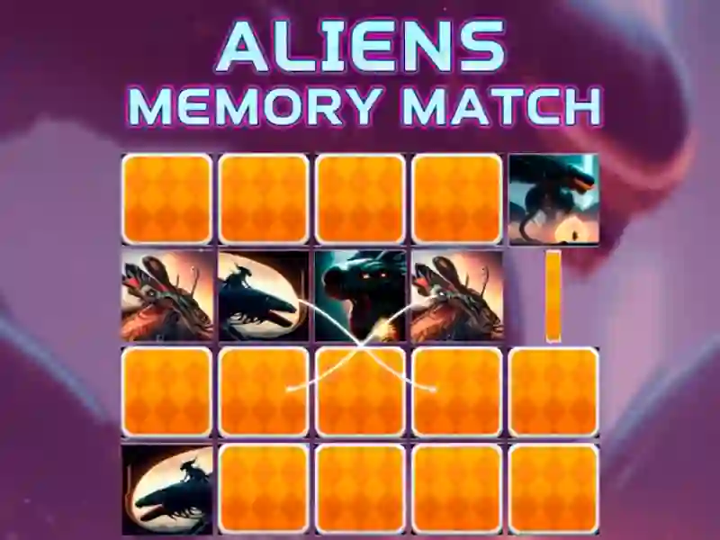 游戏Aliens Memory Match在线