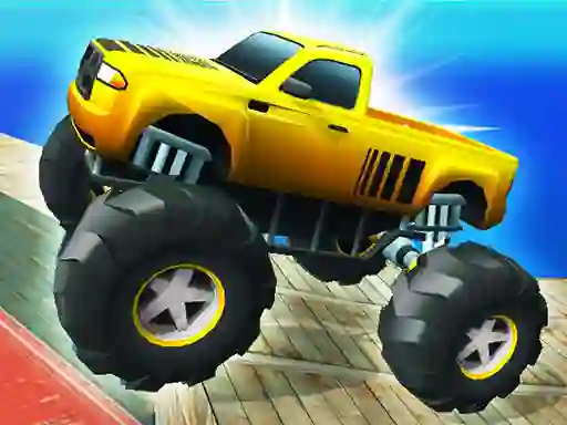 游戏Monster Truck Port Stunt在线