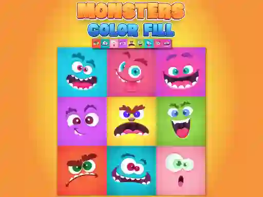 游戏Monsters Color Fill在线