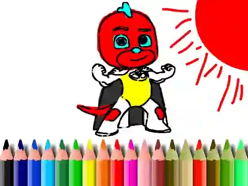 游戏Back To School: Mask Boy Coloring在线