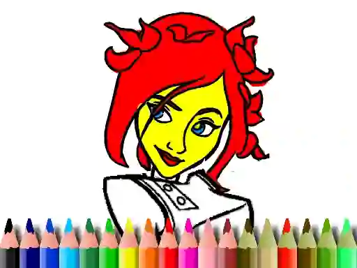 游戏Back To School: Cute Girl Coloring在线