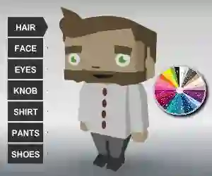 游戏Coloring Bloxy Boy在线