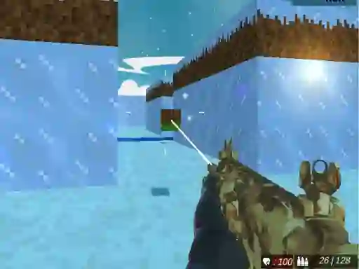 游戏Blocky Swat Shooting Iceworld Multiplayer在线