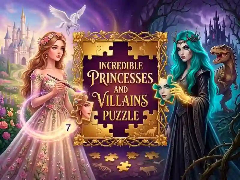 游戏Incredible Princesses and Villains Puzzle在线
