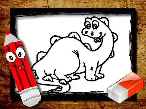 游戏Back To School: Dinosaur Coloring Book在线