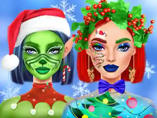 游戏Ellie Christmas Makeup在线