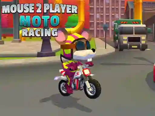 游戏Mouse 2 Player Moto Racing在线