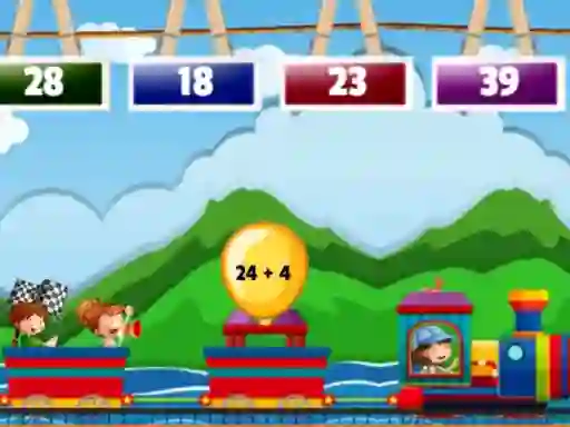 游戏Math Train Addition在线