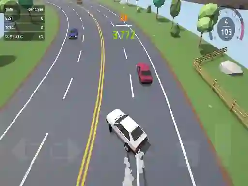 游戏Polygon Drift: Endless Traffic Racing在线