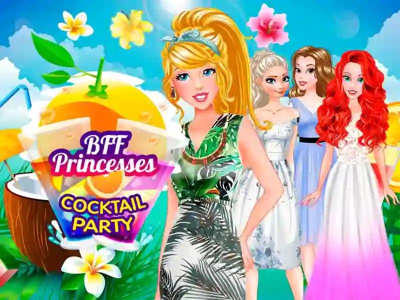 游戏BFF Princesses Cocktail Party在线
